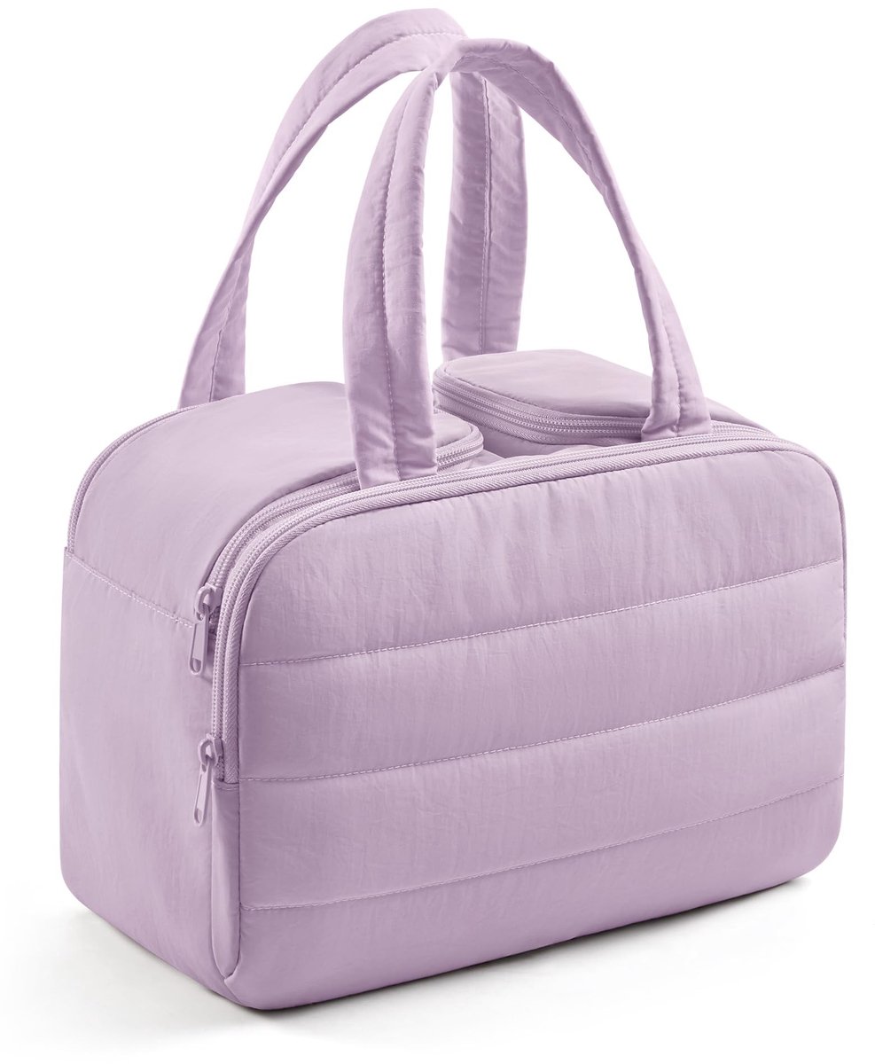 Omgoods - Dames Toilettas - Grote Reis Organizer in Lavendelpaars