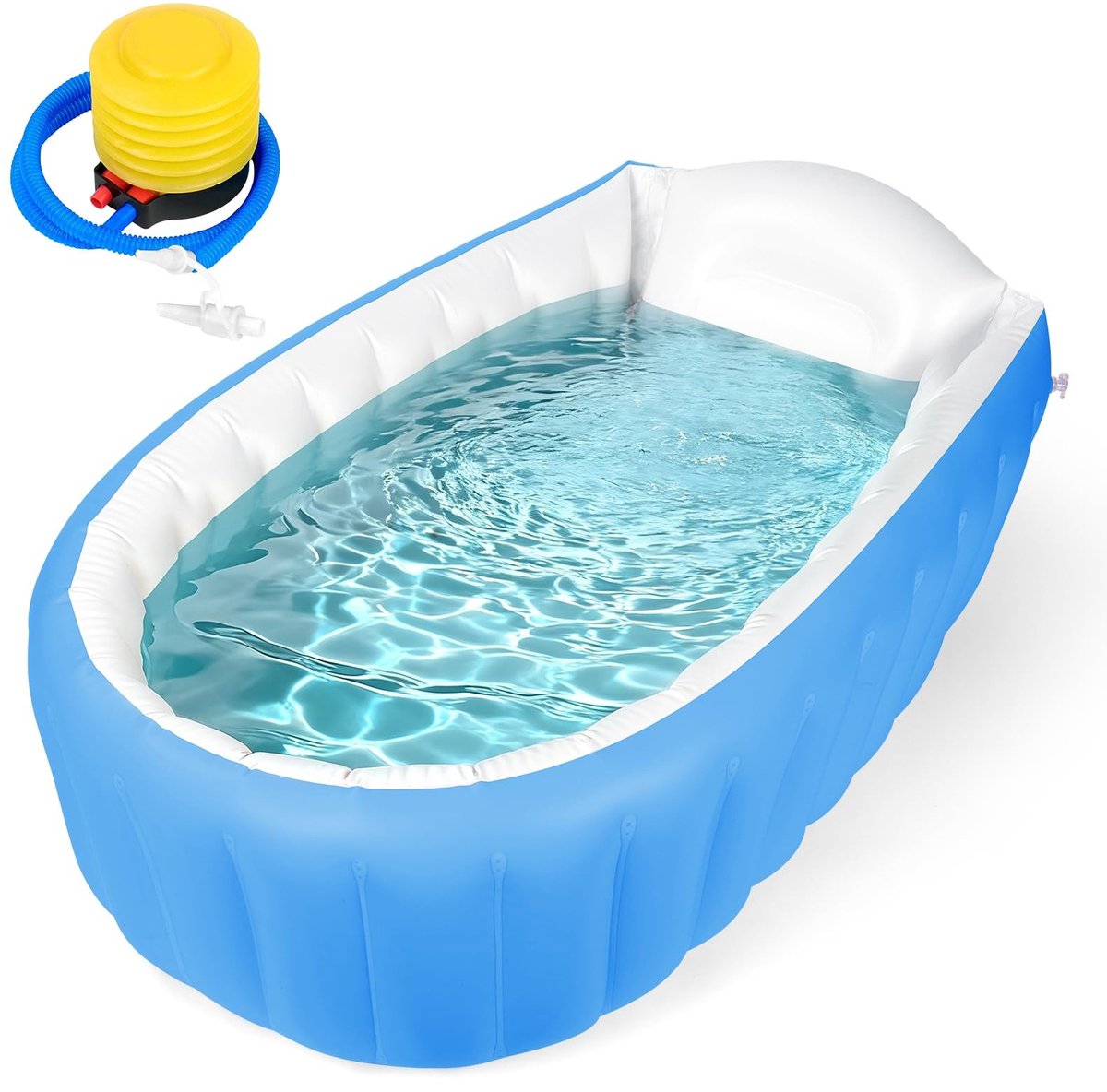 Omgoods - Opblaasbaar Babybad voor Kinderen tot 12 Maanden