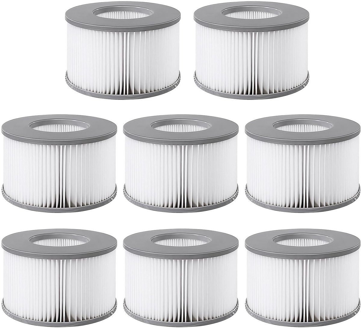 Omgoods - Vervangfilters voor Mspa Whirlpool 8-Pack