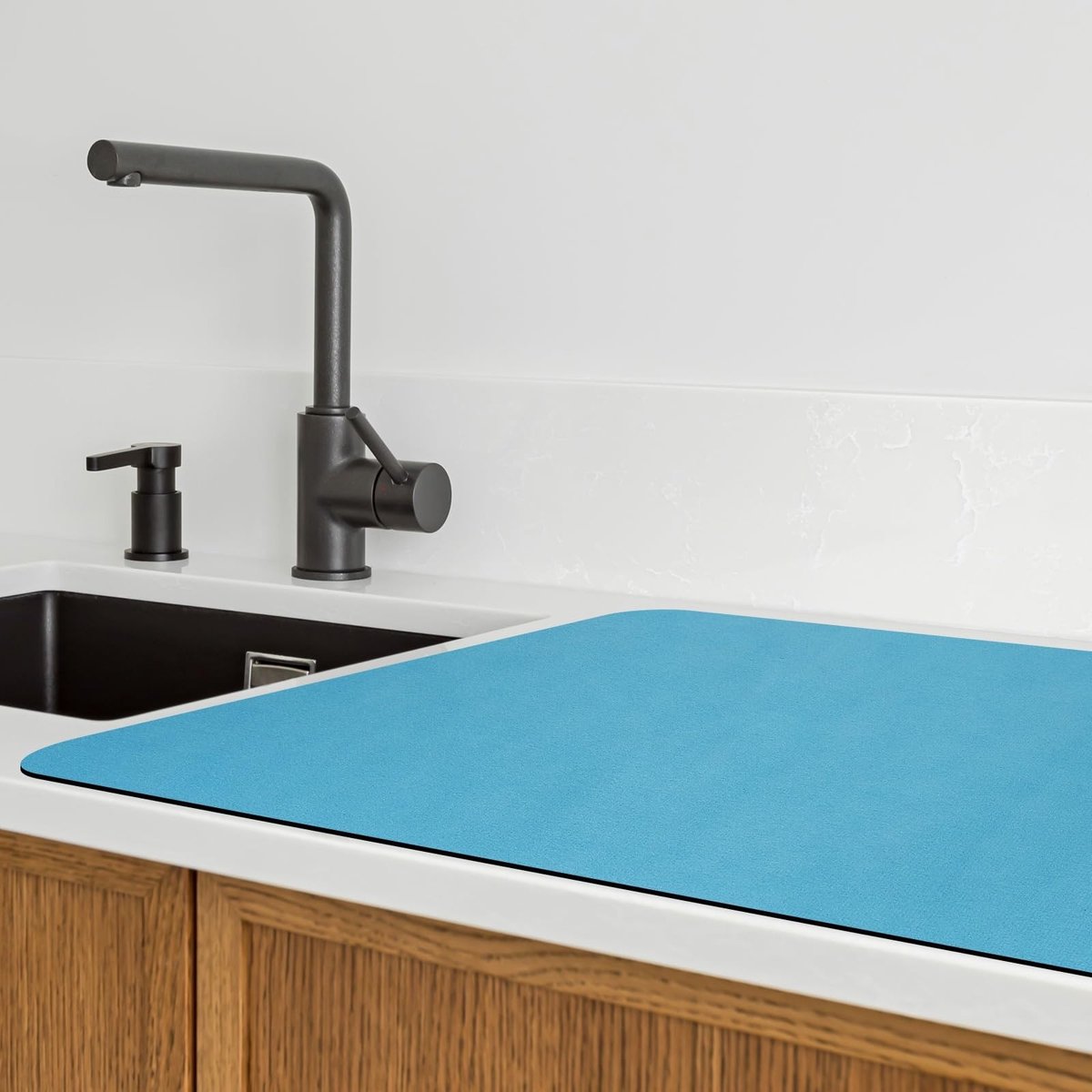 Omgoods - Vaatdoek - Absorberend, Antislip, Hittebestendig, 58,8 x 49 cm, Blauw