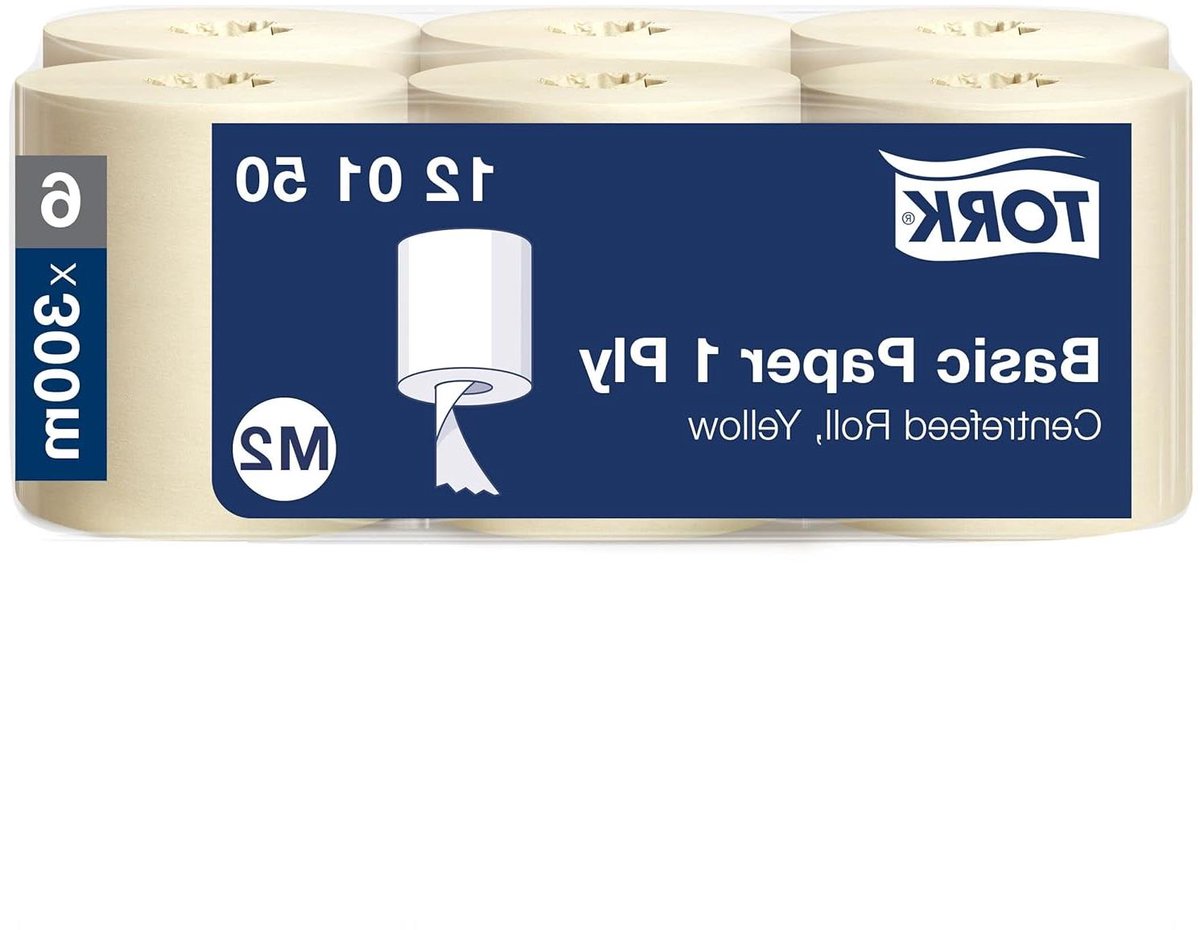 Multifunctionele Wipes - Papieren Rolls - Licht Afvegen - Zacht maar Sterk - 6 x 300m - Wit