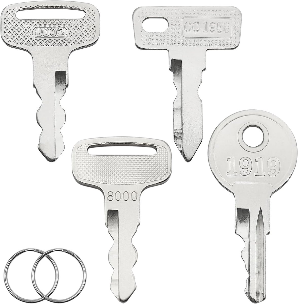 4pcs golf cart keys set,golf cart key replacement compatible with part numbers 1012505 17063-G1 JU2-H2511-00 - ShopVlot