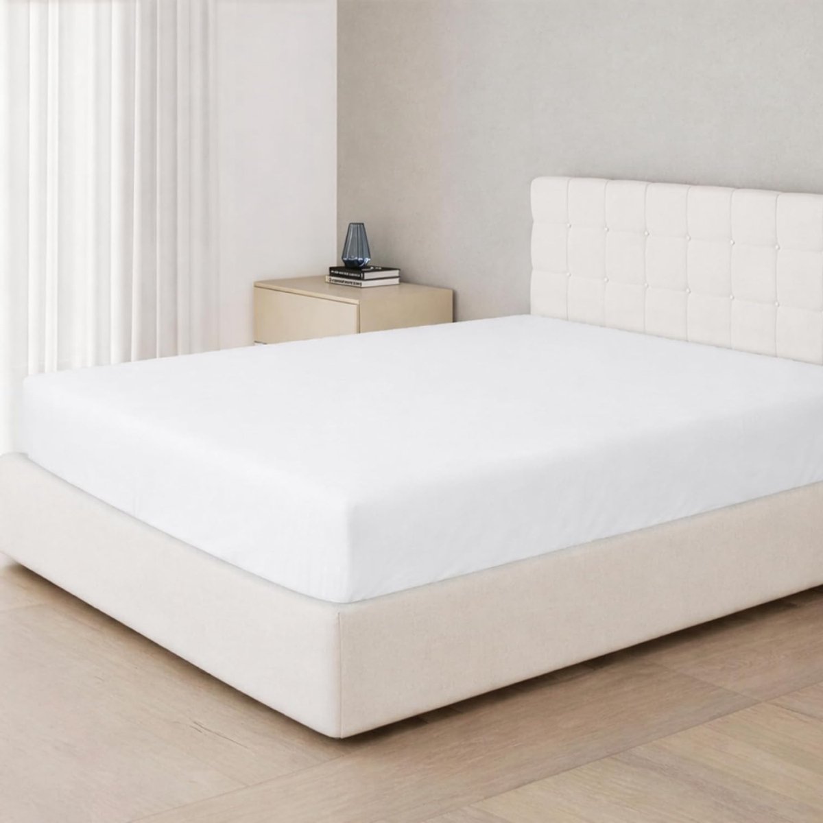 Zavio® Matrasovertrek 180x200 - Hoeslaken - Matrashoes - Super Zacht - Wit