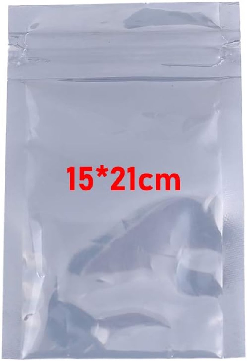 SnelShoppen - 100 Stuks Anti-Statistische ESD Zakjes - Herbruikbaar - 5 Maten - Translucent - Geschikt voor Elektronische Apparaten - 6x9 cm, 8x12 cm,