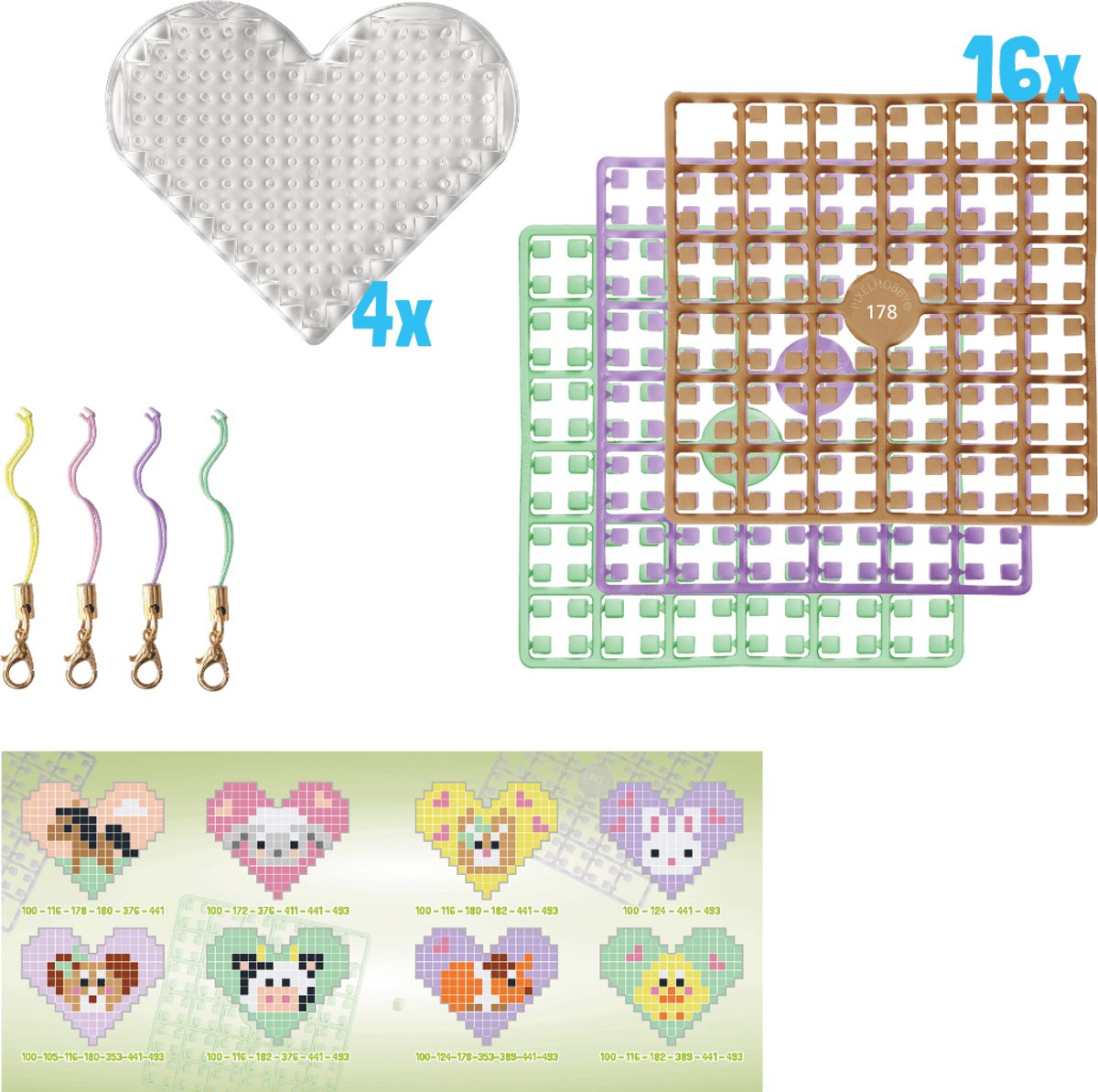Pixelhobby Harten Thema Box Dieren