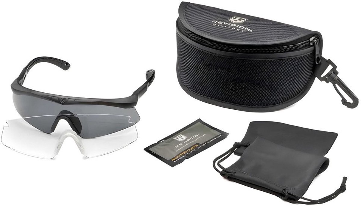 Revision SawFly R3 Max Ballistische Bril – Essential Kit 2 Glazen (Regular)