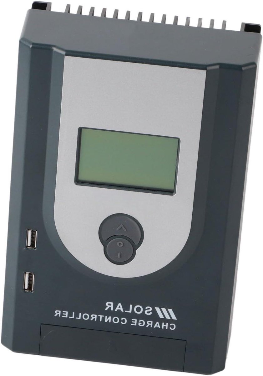 Zonne Laadregelaar - Solar Controller MPPT - Energie Opladen - Zelfactivering Batterij - DC 12V 24V - Zwart