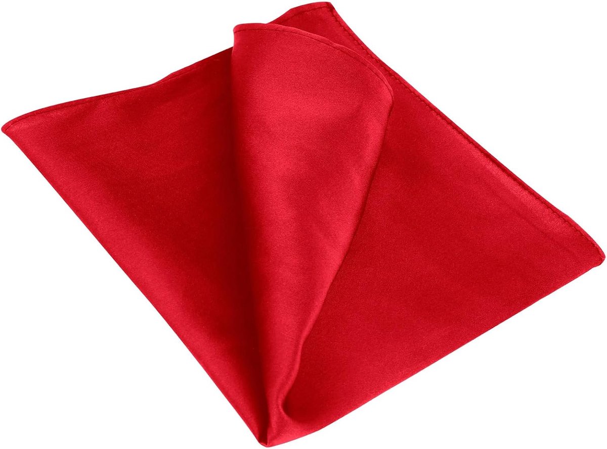 Zijden pochetten voor mannen, solide zakdoek voorgevouwen pak heren pochet zachte heren zakdoeken voor bruiloft feest Kerstmis Vaderdag geschenken, bordeaux, rood