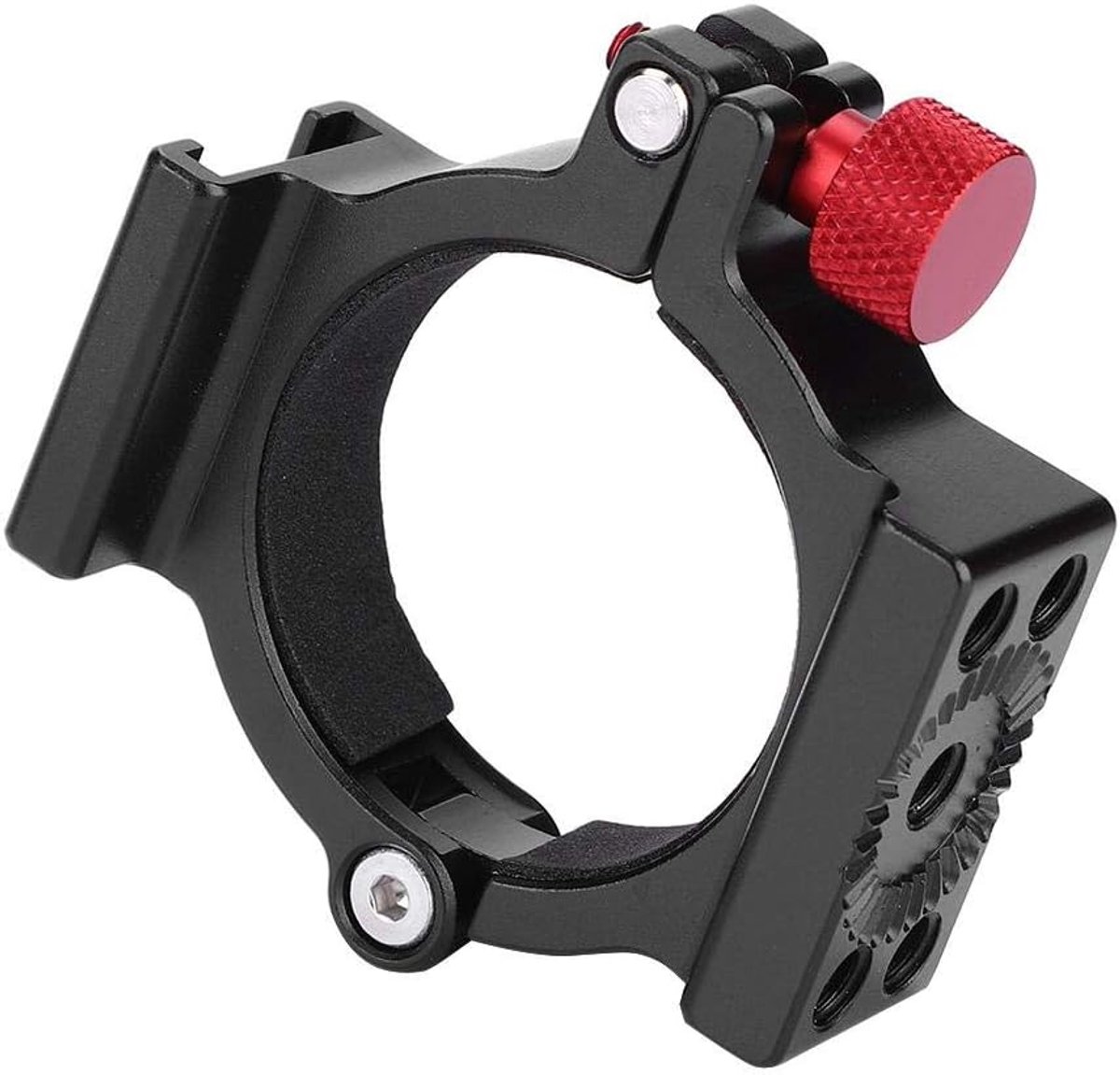 ringklem met koude schoen, verlengringhouder, een must voor Zhiyun Smooth 4-cardanus voor het aansluiten van monitor/microfoon/vullicht