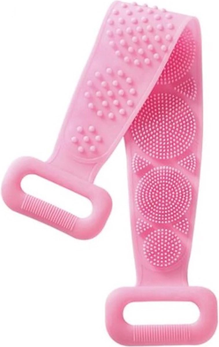 scrubber - Douche - Lichaam scrubber - Siliconen - Roze