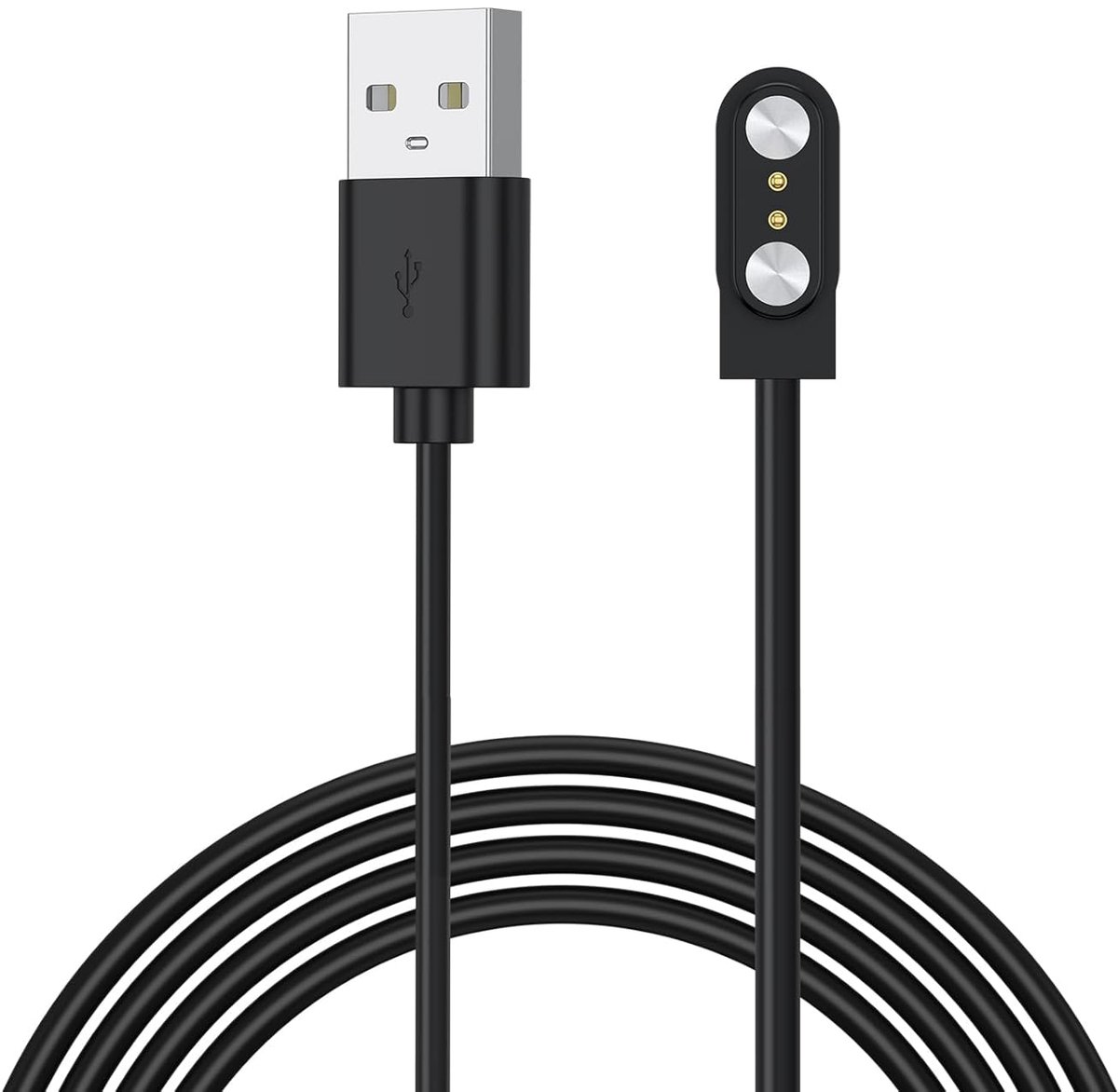 Oplaadkabel voor smartwatch 2,84 mm - universeel magnetisch - 2-polige kabel - ideaal voor gemakkelijk opladen - ShopVlot