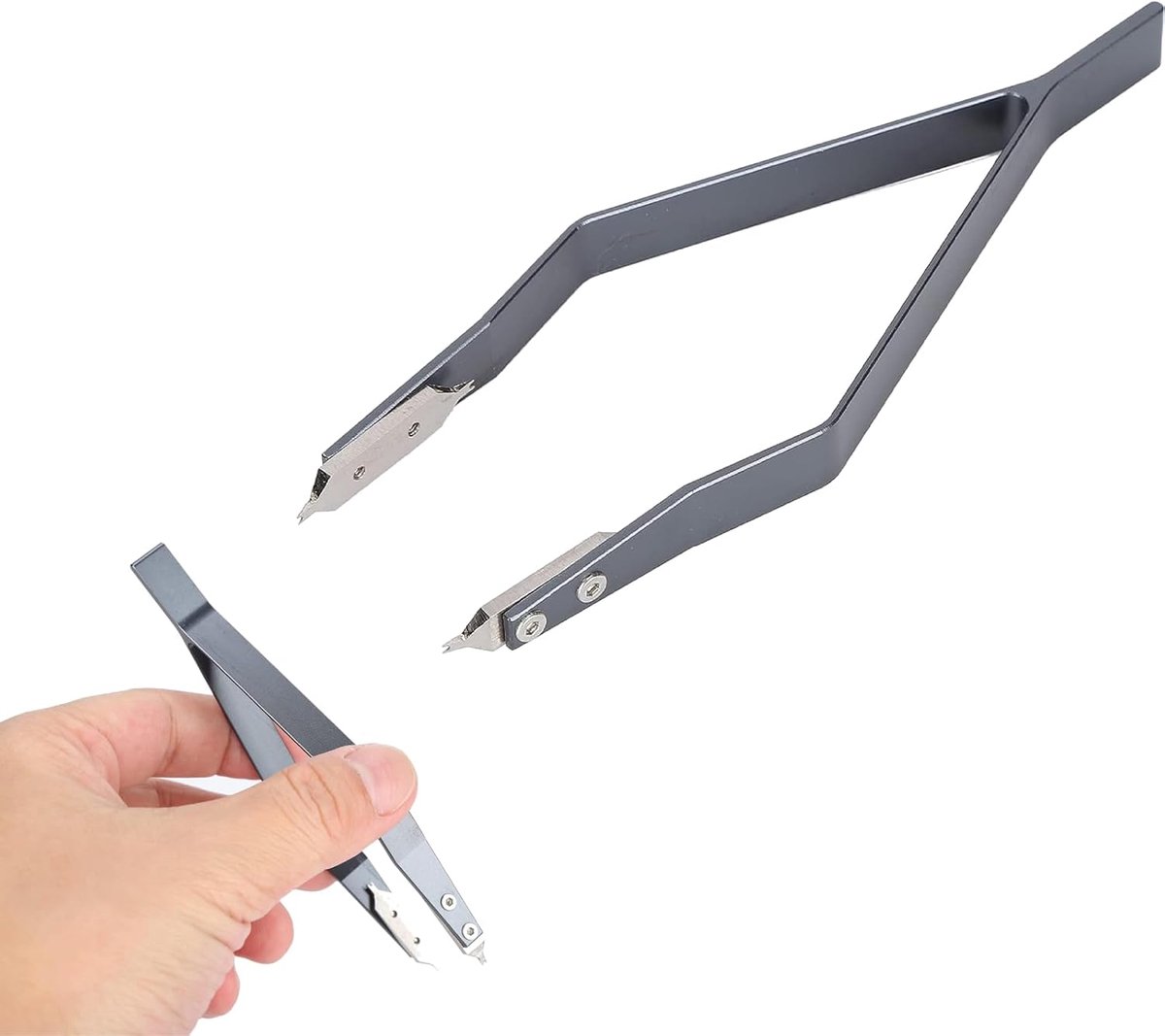 SnelShoppen - Watch Spring Bar Tweezers, Horloge Reparatie Tool, V-vormige Horlogetweezers van Sterk Legering, Onmisbare Accessoire voor Horlogemakers