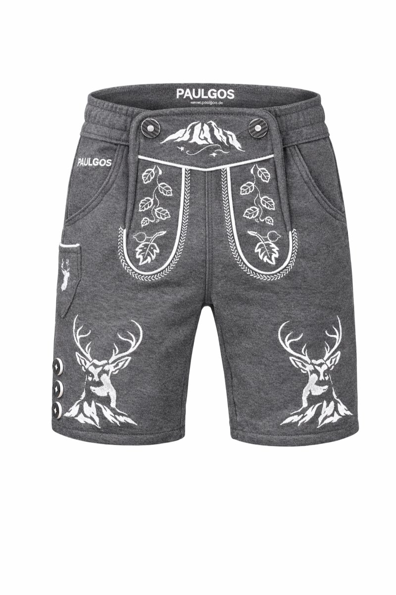 PAULGOS Traditionele Joggingbroek voor Heren - Design: Traditionele Leren Broek - JOK4 - Verkrijgbaar in 3 kleuren - Maten S - 5XL