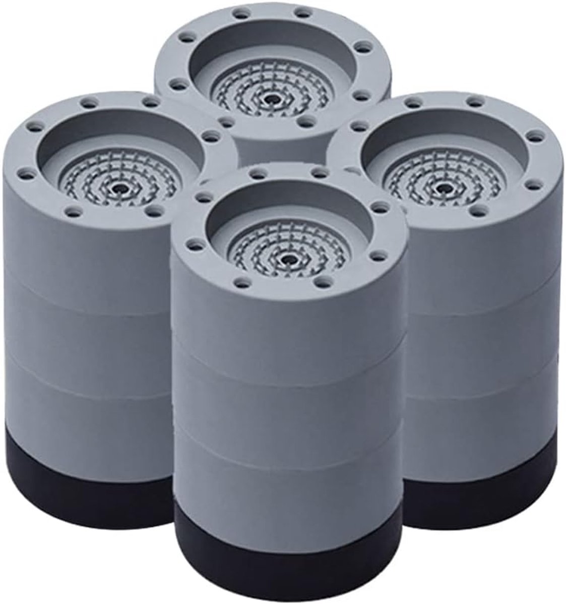 SnelShoppen - Vibratie Dempers voor Wasmachine, Antivibratie Voeten, Rubber Pads, Universele Vibration Dampening, Hoogwaardig en Duurzaam, Set van 4