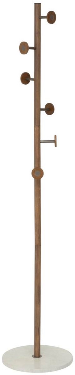5Five Como Kapstok 6 Haken - Ø37xH175cm - Bruin