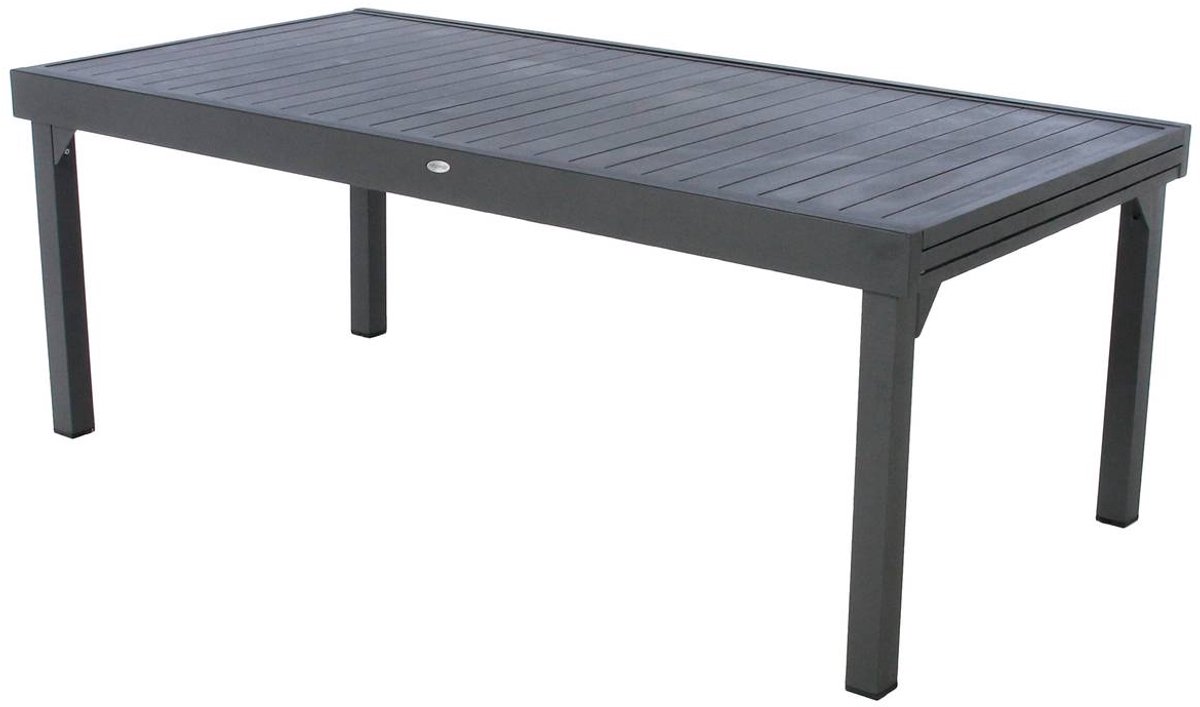 Uitschuifbare tuintafel voor 12 personen PIAZZA