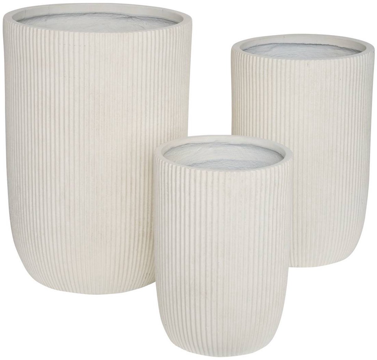Set van 3 bloempotten ELENE