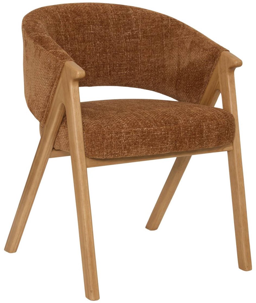 Fauteuil de table Amza H.79cm bronze