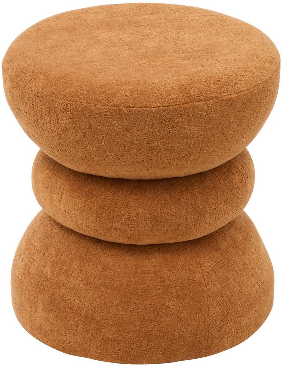 Pouf Ritem rond D.36cm ambre