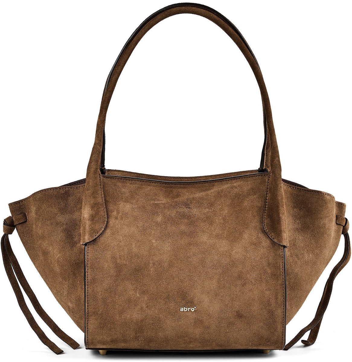 abro Vibe Schoudertas Leder 24 cm - Dames - khaki