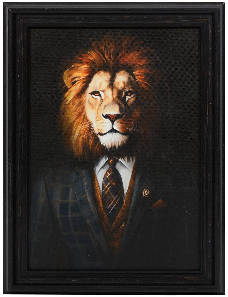 Ingelijst schilderij met dierenafbeelding RICHA