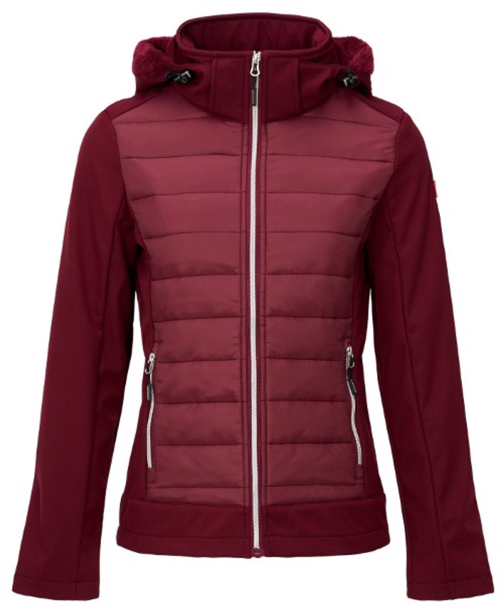 Jas Sascha bordeaux softshell winter Nordberg - maat M