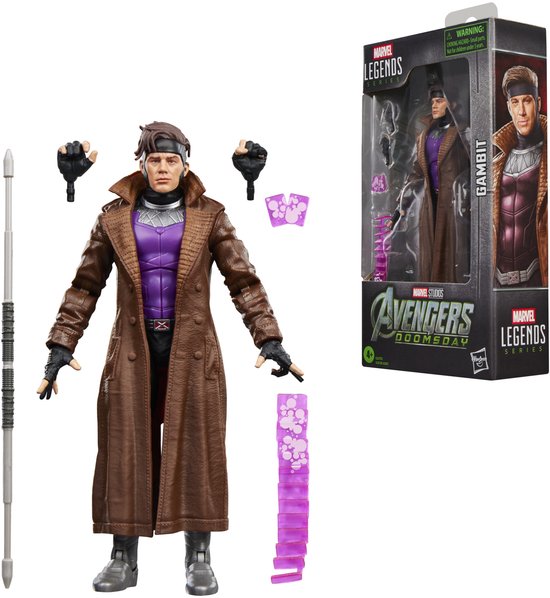 Marvel Legends Series Gambit uit Avengers: Doomsday van Marvel Studios, filmverzamelobject, X-Men-actiefiguur van 15 cm, cadeau