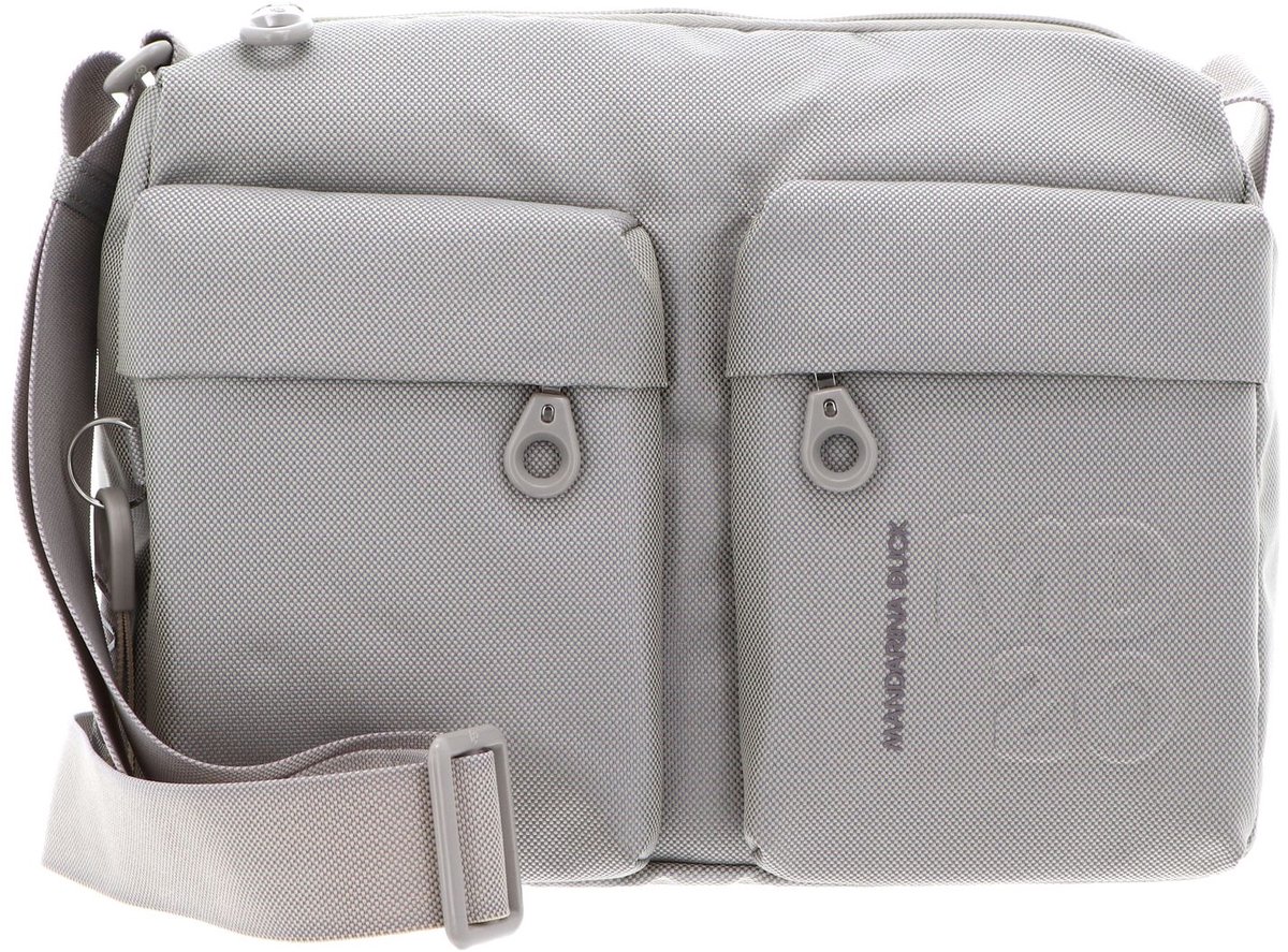 MANDARINA DUCK schoudertas MD20 Crossover Zip Cocoon grijs