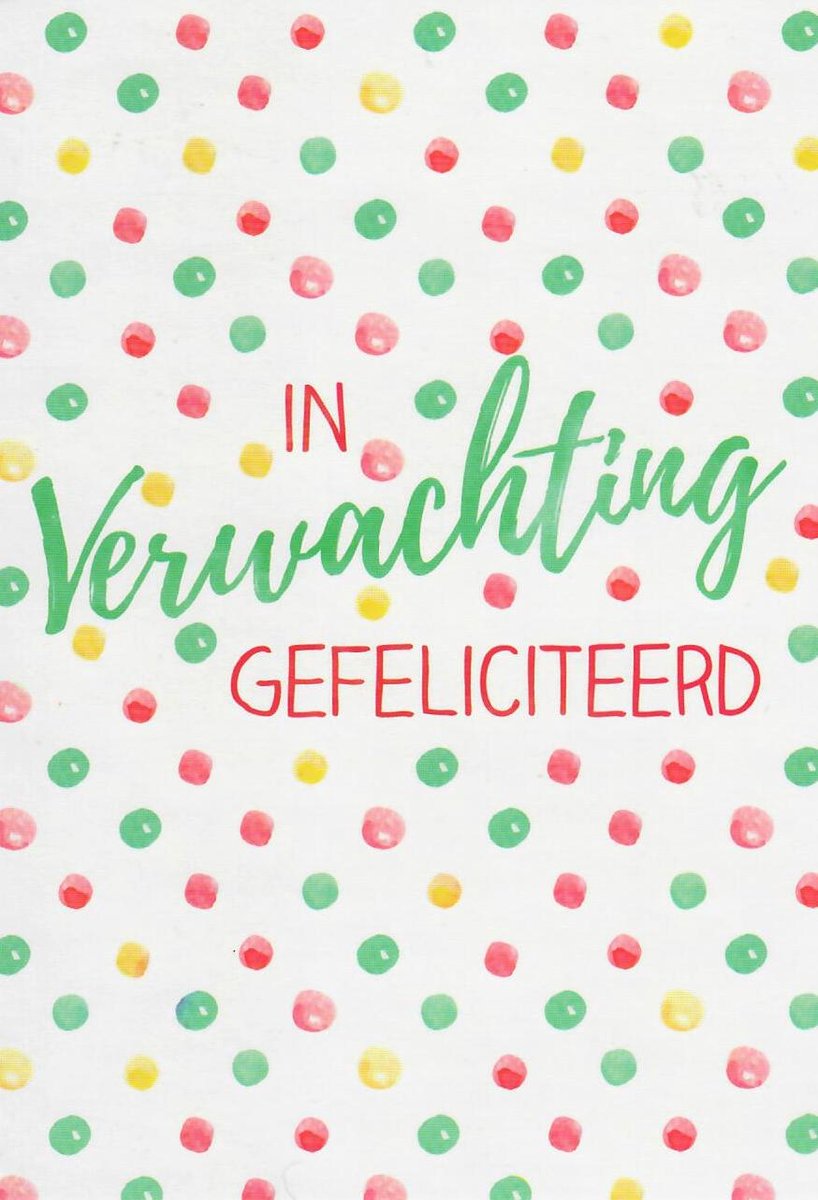 Geboortekaart | Wenskaart | 10 stuks | In verwachting, gefeliciteerd
