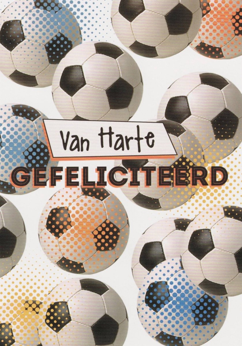 Verjaardagskaart volwassenen | Wenskaart | 10 stuks | Van harte gefeliciteerd