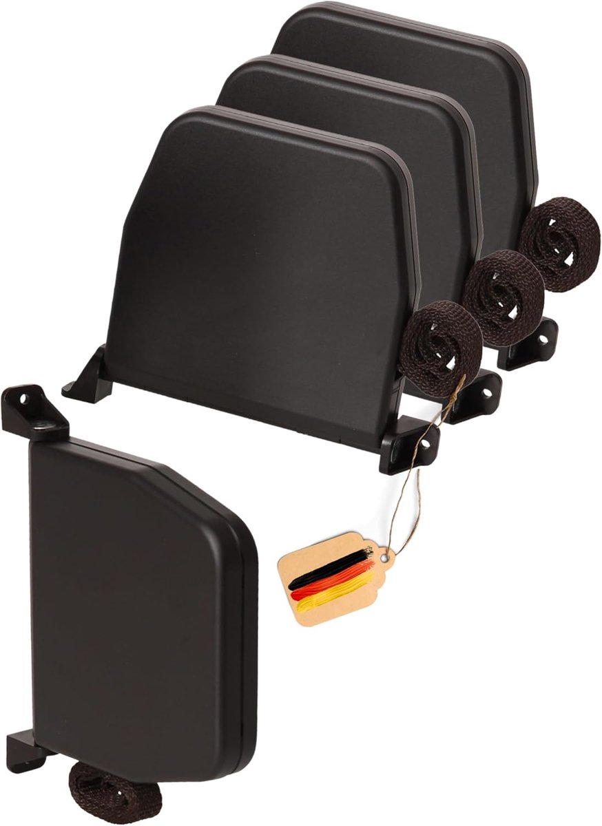 SnelShoppen - 4 x Rolgordijnband Winder Wandmontage - Bruin Mini Rolgordijn Winder met 5 m Band - 155 mm Gatafstand - Eenvoudige Montage voor Binnen e
