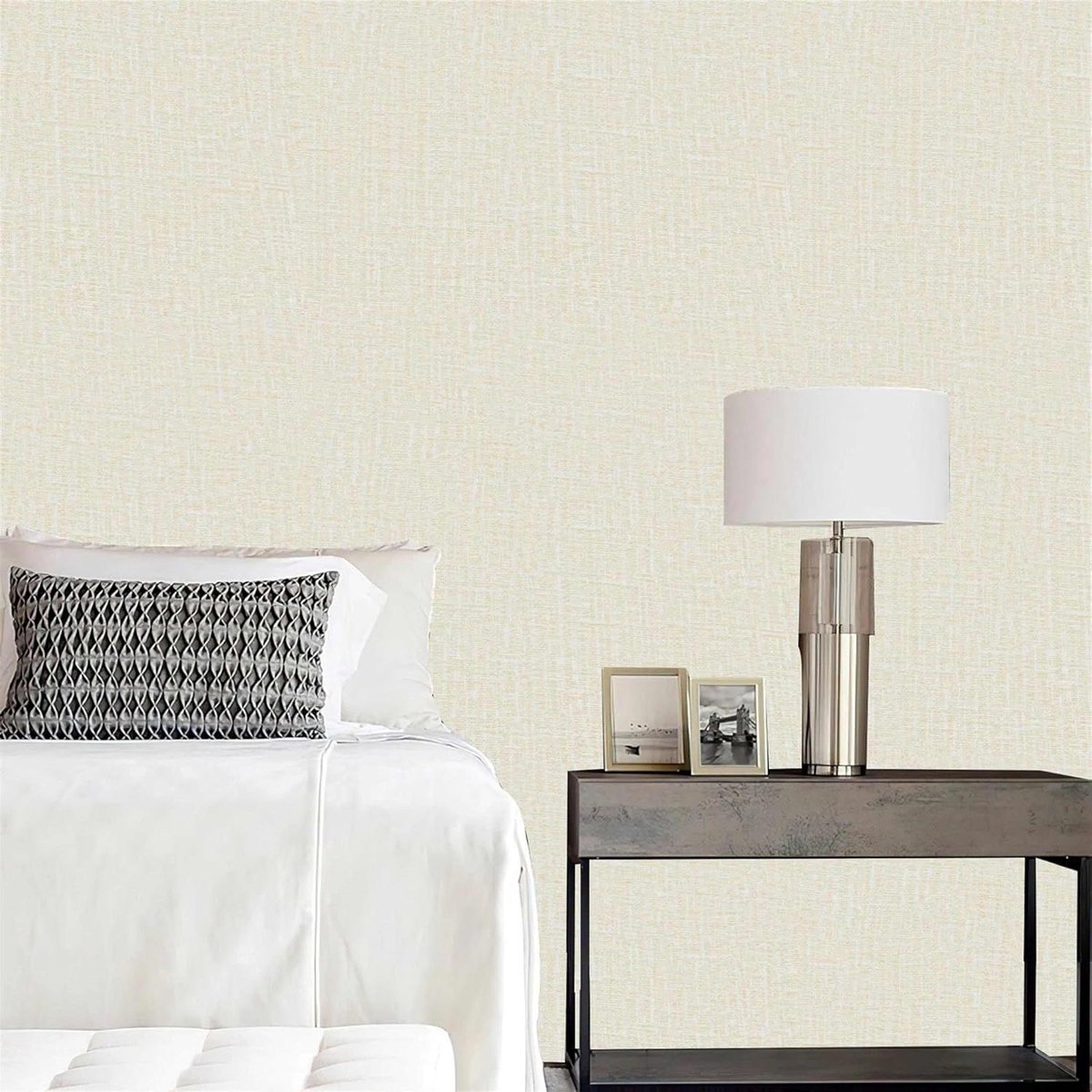 Contactpapier 40 x 1000 cm - Grasscloth Textuur - Zelfklevend en Verwijderbaar - Ideaal voor Woonkamer en Slaapkamer - SnelShoppen
