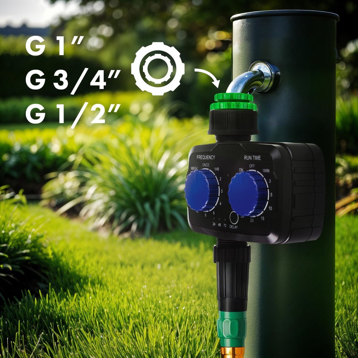 Electrische Waterregulator - Precisie Controle - Instelbare Frequentie - Ideaal voor Tuinirrigatie - SnelShoppen