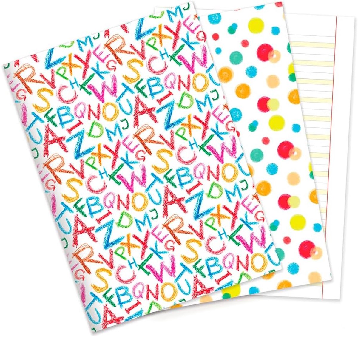 SnelShoppen - Set van 2 A4 Notitieboeken met 0.5 cm Regels, Hoog Gramgewicht Italiaans Papier, Ideaal voor Scho school, Notities en Dagelijks Gebruik,