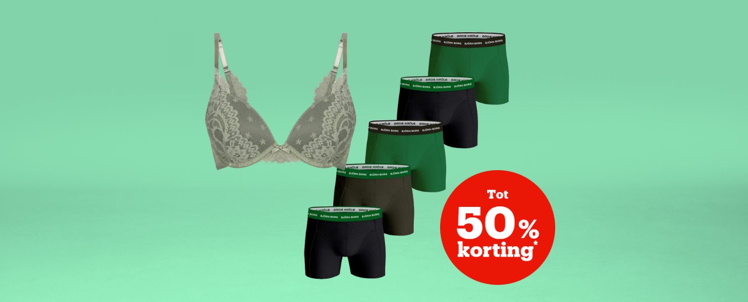Tot 50% korting*