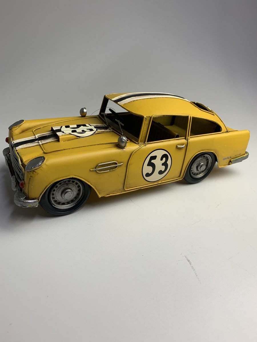 Metalen decoratie Aston martin 007 Look Metaal Geel