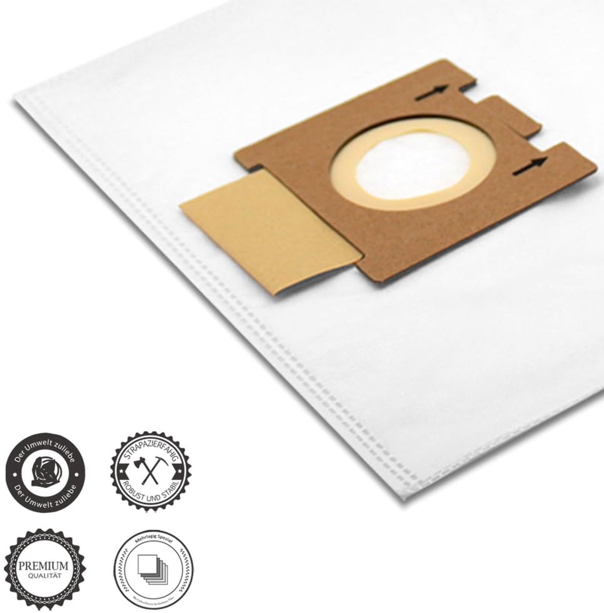 Omgoods - 10 Stuks Stofzuigerzakken Geschikt voor Hoover Telios Extra TX50PET