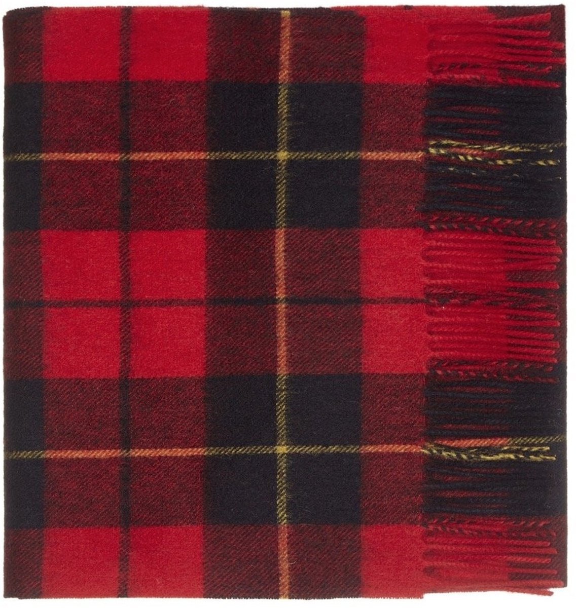 Omgoods - Luxe Tartan Sjaal van Nieuw Wol, One Size