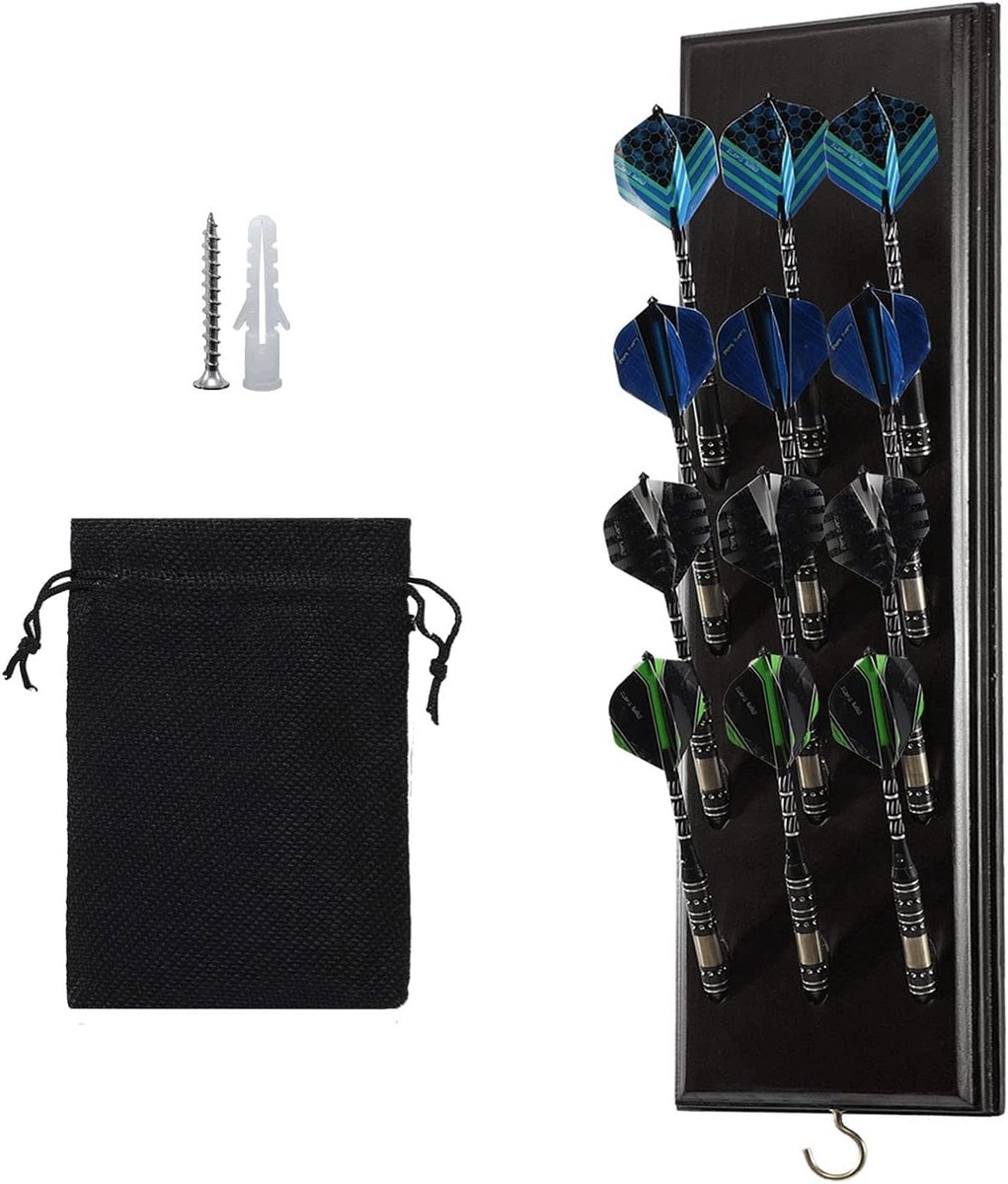 Omgoods - Darts Caddy Wandhouder met Opbergtas