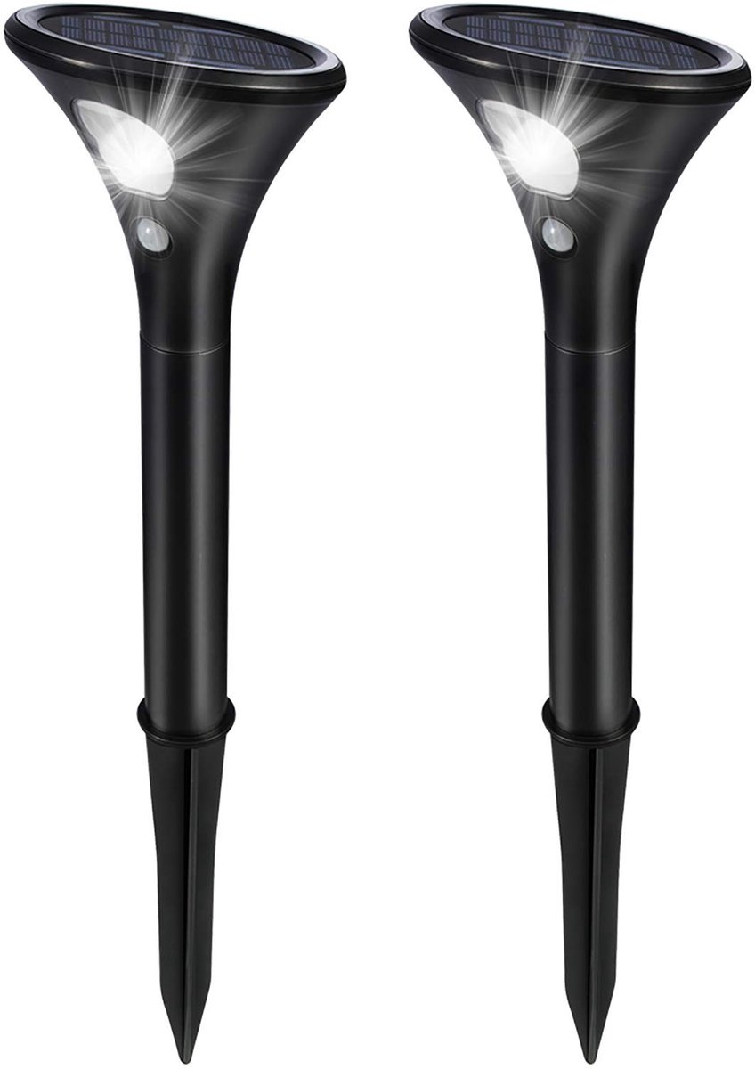 Omgoods - Solar Tuinverlichting met Bewegingssensor en Waterdicht Ontwerp