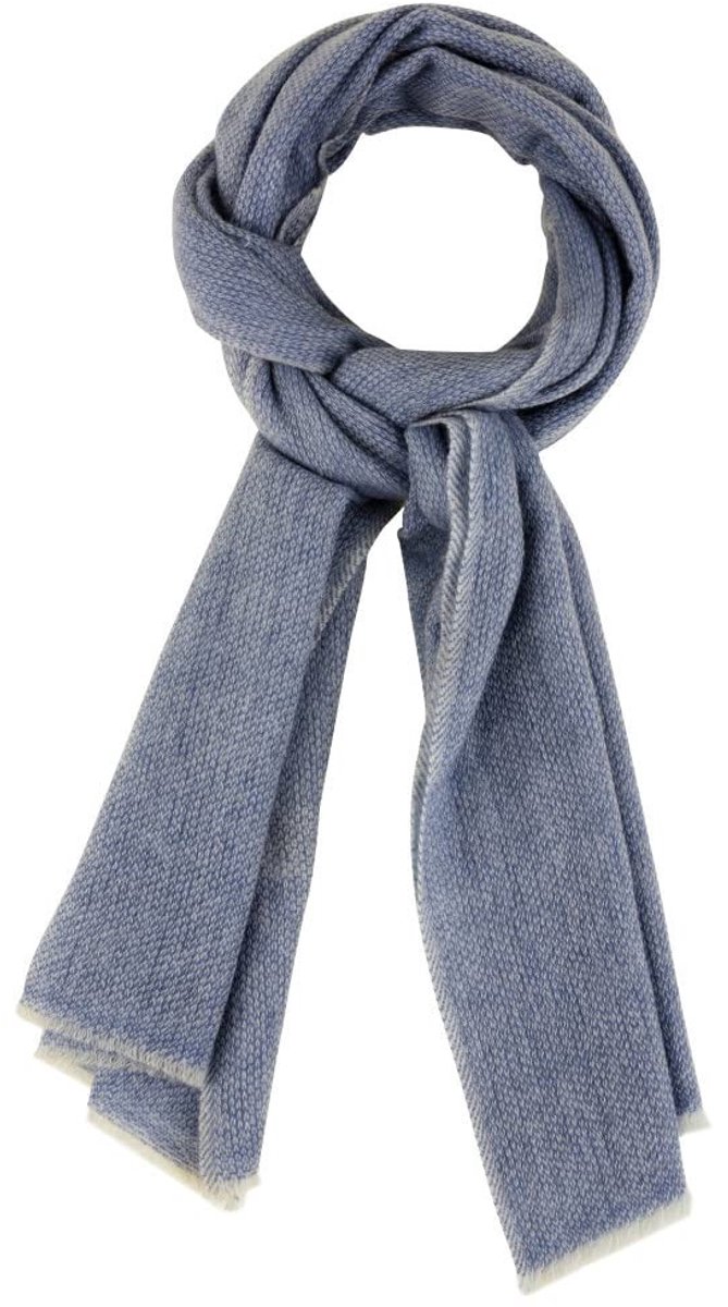 Omgoods - Unisex Sjaal van Wol en Kasjmier in Grommet Top
