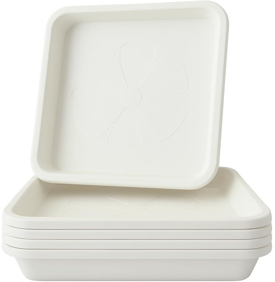 Omgoods - Set van 5 Plastic Plant Pot Saucers voor Binnen en Buiten