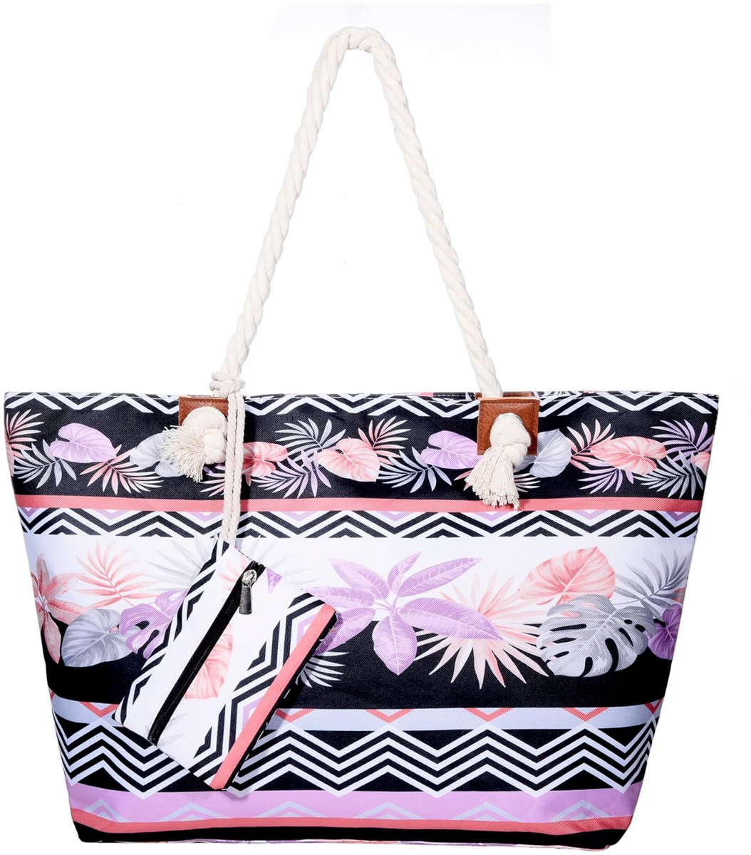 Omgoods - Grote Waterafstotende Strandtas met Rits