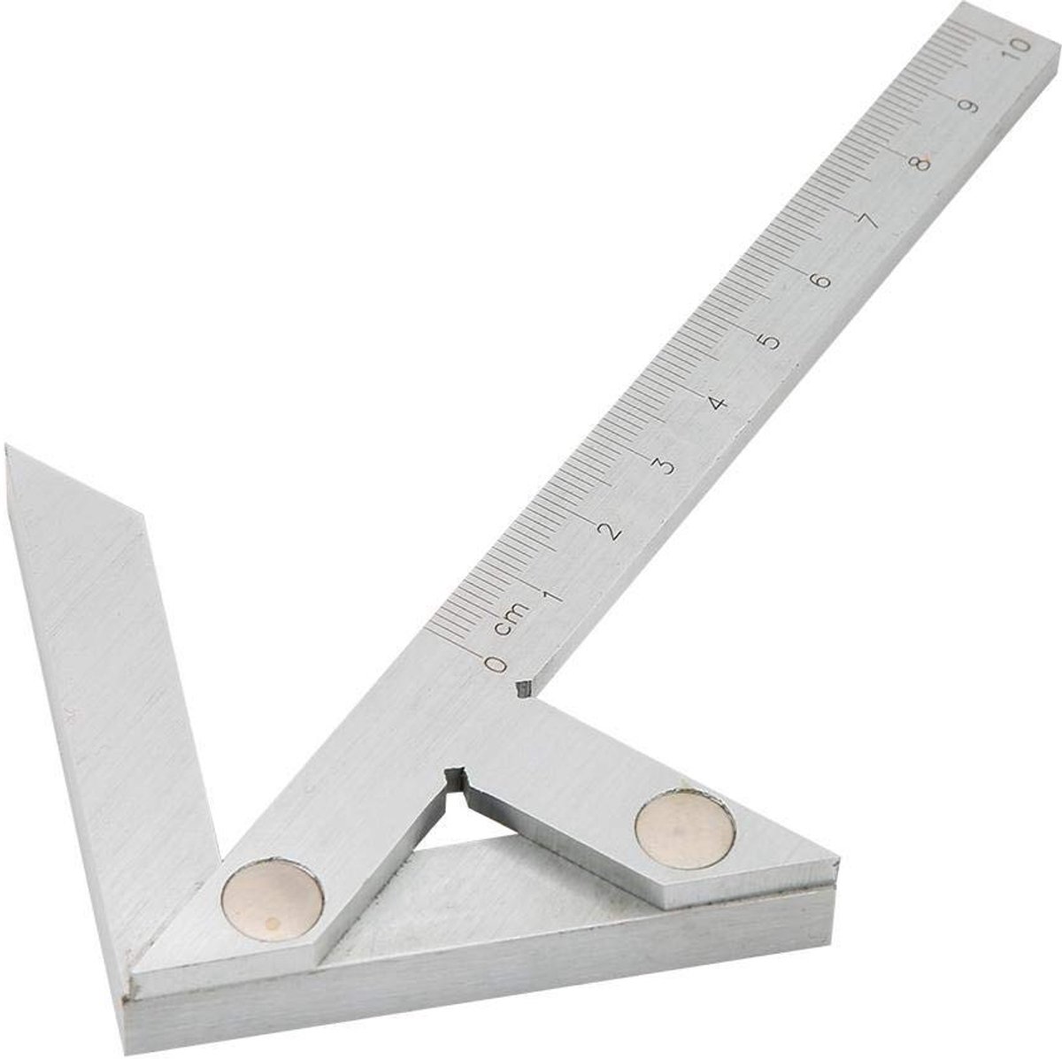 Omgoods- Centrerende Vierkant Meter - Hoogwaardige Precisie - Hoekmeter Digitaal - Carbon Staal - 100x70mm - Schokbestendig