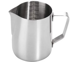 Omgoods - RVS Melk Opschuimer met Thermometer 600ml voor Cappuccino en Latte Art
