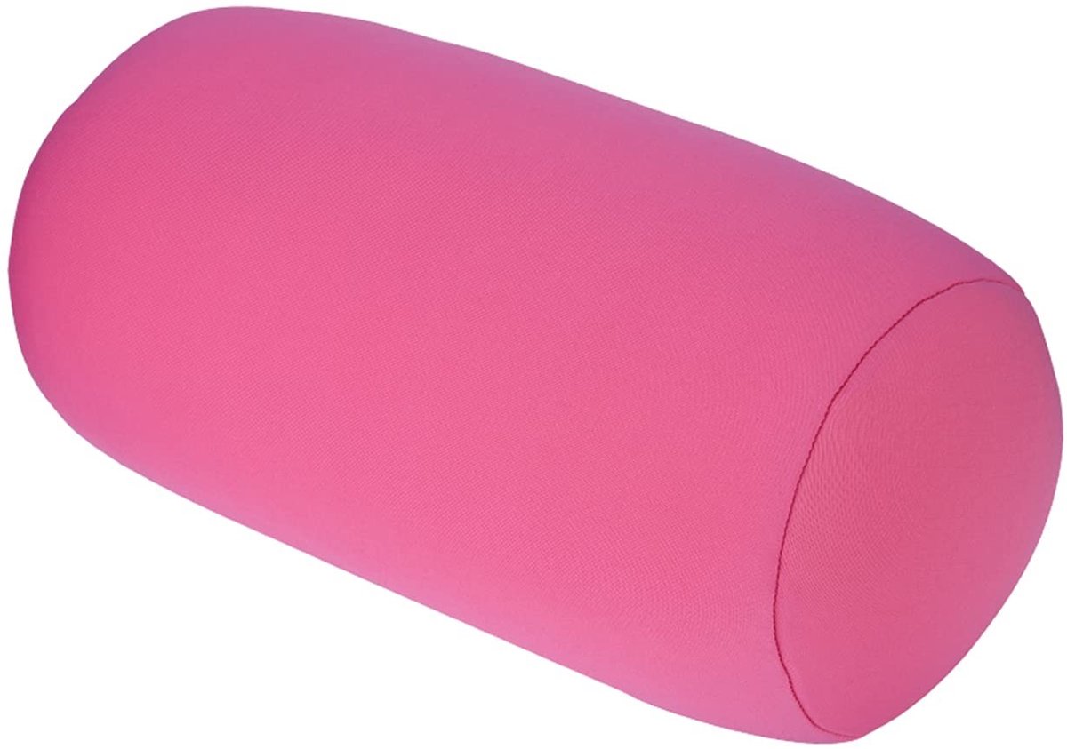 Omgoods- Kussen Microbead - Rolkussen - Lichtgewicht - Comfortabel - Thuis/Reizen - Afmetingen 32x16 cm - Goede kwaliteit