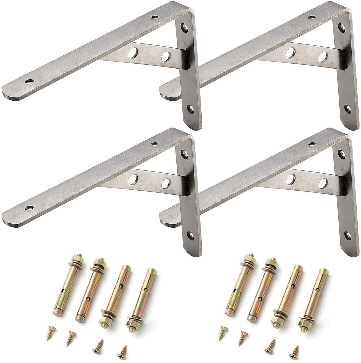 Omgoods - Heavy Duty Console met Hoeksteunen en Schroeven
