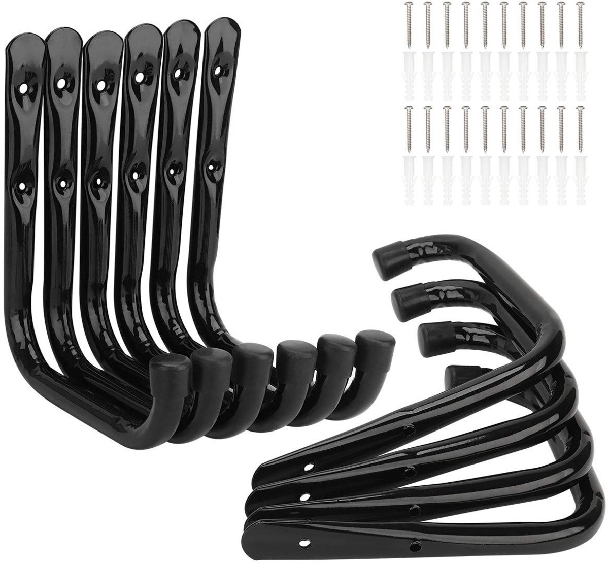 Omgoods - 10-Pack Heavy Duty Ladder Haken voor Garage Opslag