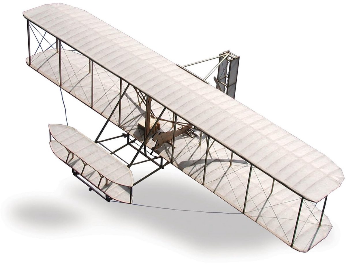 Omgoods - Balsa Modelbouwset 1903 Wright Flyer 1:20