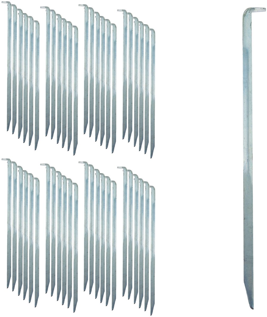 Omgoods - 48 Stalen Tent Pegs 22 cm V-Profiel